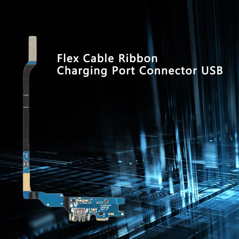 Гибкий кабель ленточный зарядный порт разъем USB для Galaxy S4 GT i9505 UL|Запчасти и