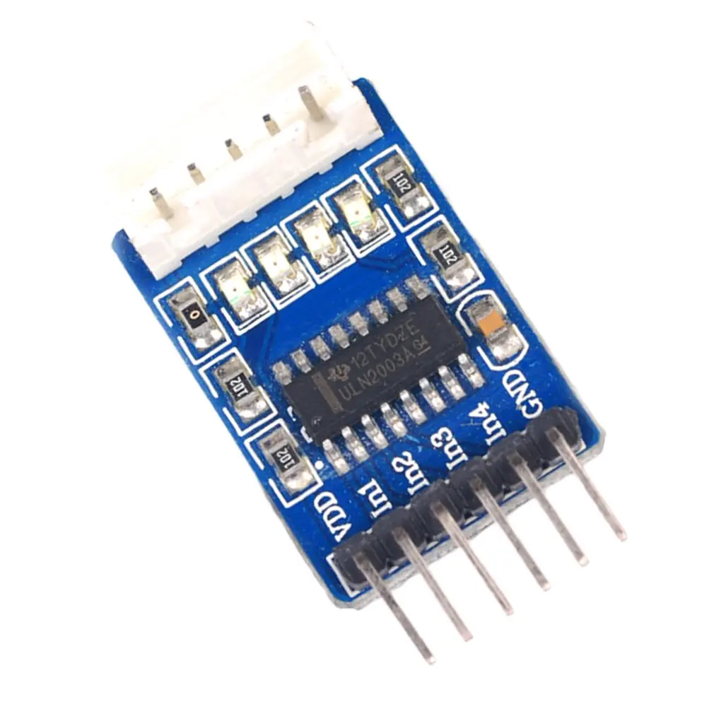 

Uln2003 Stepper Motor Driver Board Five-wire Four-phase Stepping Test Board Motor Drive Module Low Power Consumption LESHP