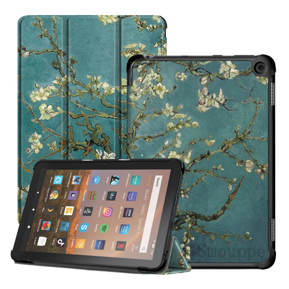 Детский Тонкий чехол для Fire HD 8 Plus с функцией автоматического пробуждения/сна