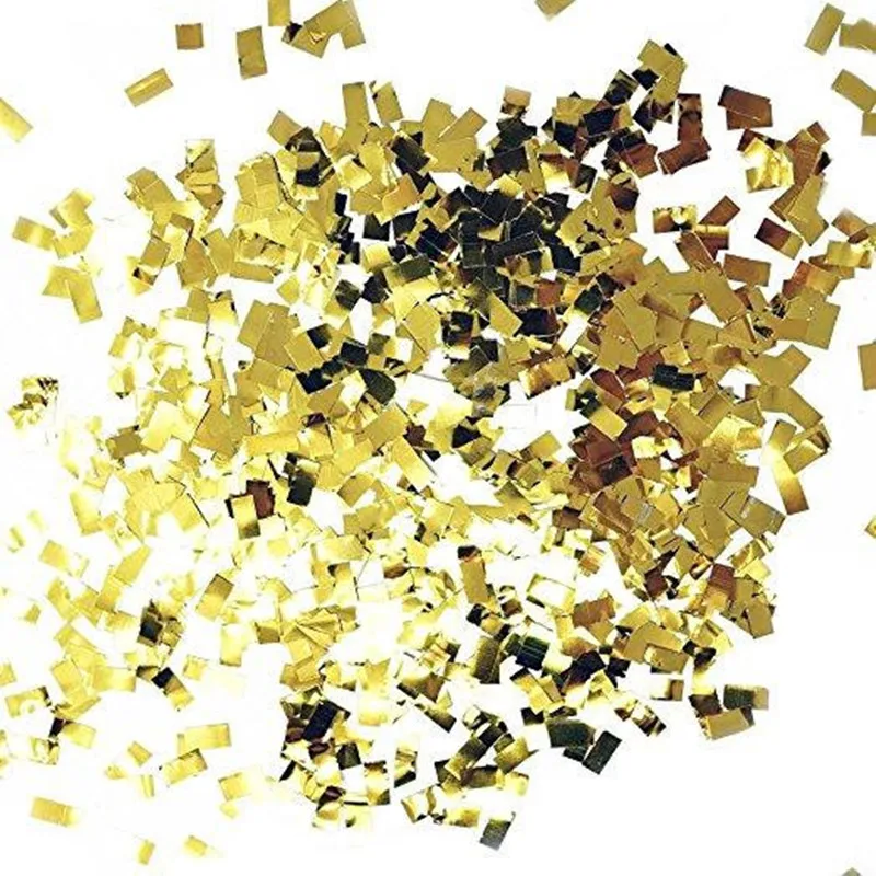 square confetti 36 дюймов, Прозрачный большой плоский шар, 10 г, Золотое конфетти, заполненный, сделай сам, набор, золотые майларовые хлопья, прозрачные воздушные шары, украшение для свадебной эмалировки - Цвет: square confetti