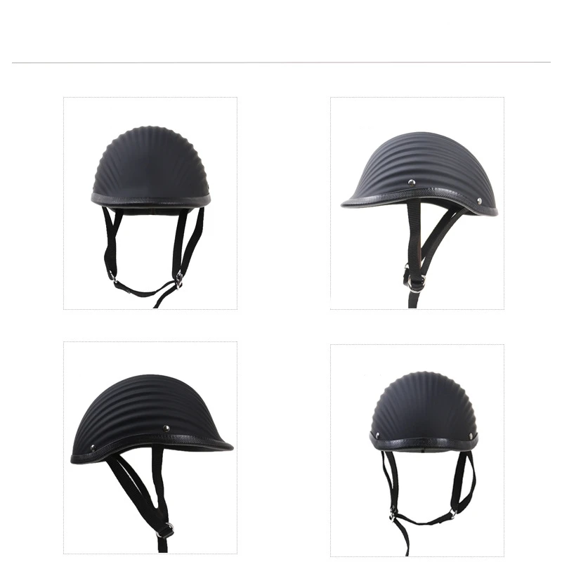 

TT&CO Personality Half Face Motorcycle Motorbike Fiberglass Helmet Retro Moto Helmets Casque Casco Capacete Motoqueiro DOT