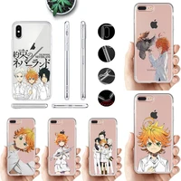 promised neverland anime phone case for iphone 11 12 13 mini pro xs max 8 7 6 6s plus x 5s se 2020 xr case