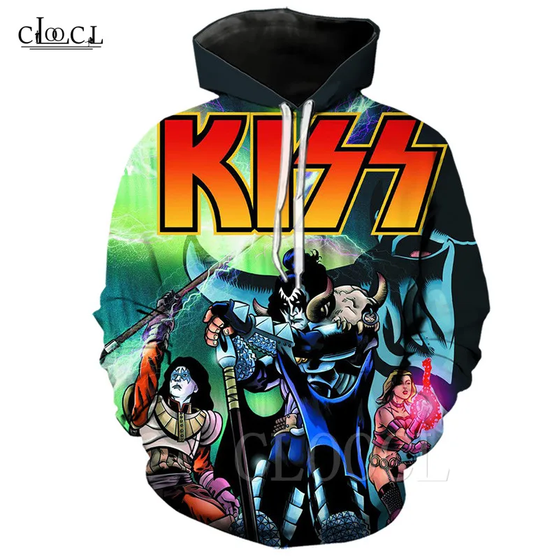 Модные мужские толстовки в стиле Харадзюку толстовка унисекс с 3D принтом поцелуй