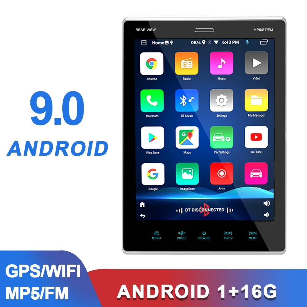 Автомобильное радио на Android 2 Din HD IPS сенсорный экран мультимедийный плеер 1+16G Bluetooth GPS MP5 FM Wifi Mirror Link Video Audio on.