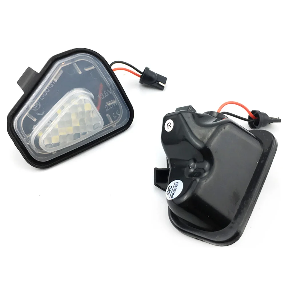 2Pcs LED Side Mirror Puddle Light Lamp No Error For EOS Passat B7 CC Scirocco Jetta Golf 6 Touran 10 Lexus LX470 GX470 | Автомобили и
