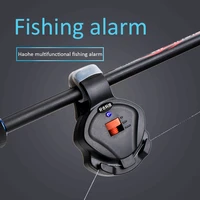 fishing bite alarm adjustable loud sound bell clip on fishing rod fishing electronic light fishing tackle tools accessories