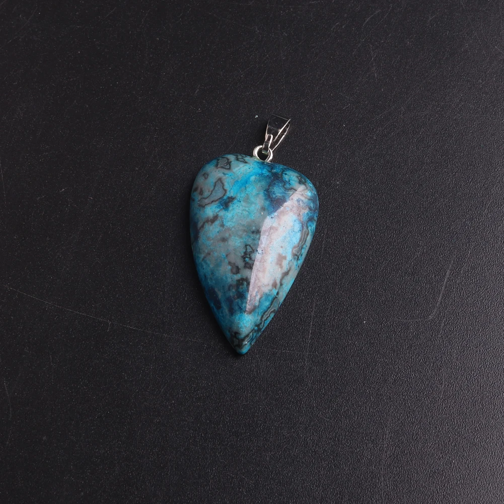 

50pcs Wholesale Assorted Natural Stone Crazy Agates Necklace Pendant Healing Pendant Jewelry DIY Making Fashion Jewelry Gift