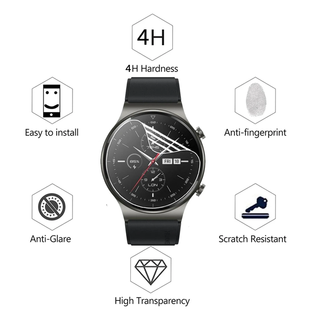 Пленка с защитой от царапин для умных часов Huawei Watch GT 2 GT2 Pro 3 шт. | Электроника