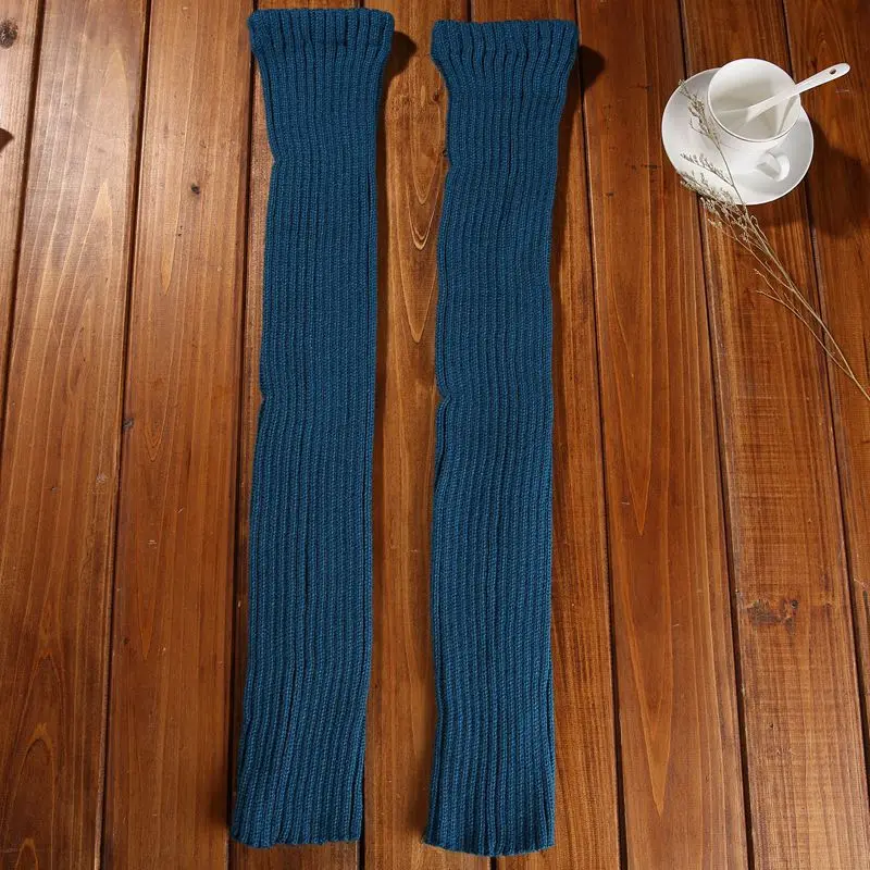 

Warm Thigh High Socks For Ladies footless long stocking Girls New Fashion Women Winter cotton Sexy Knitted Long Socks