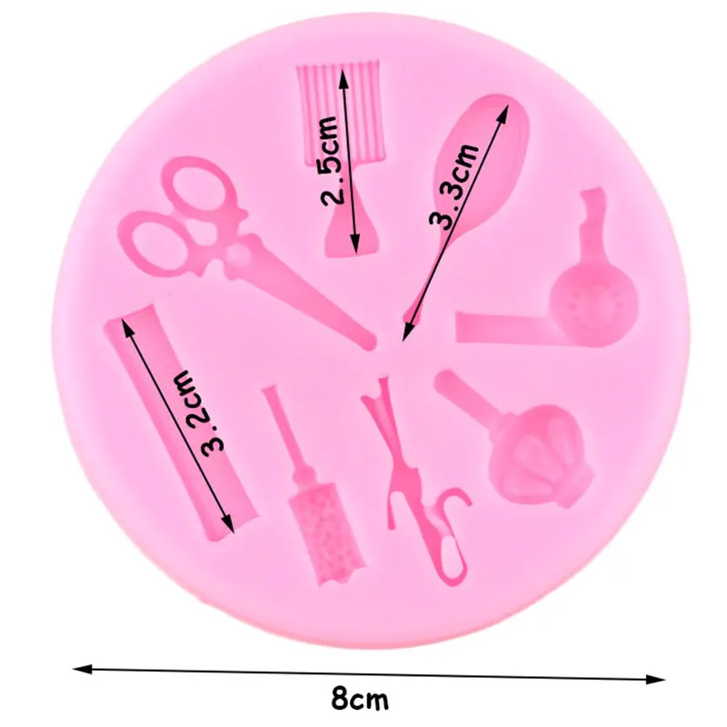 Женские инструменты для макияжа расческа плойка зеркало ножницы сушилка