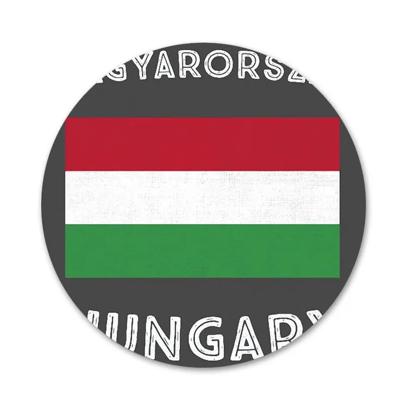 Венгерские флаги значки металлические для украшения одежды и рюкзака 58 мм | Дом