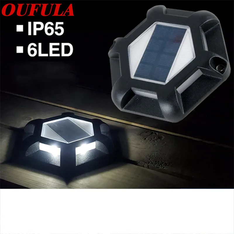 

Уличная подземная лампа AOSONG на солнечных батареях высокого давления, водонепроницаемый палубный светильник, Круглый уличный фонарь, 4 свет...