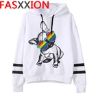 Свитшот женский оверсайз в стиле Харадзюку