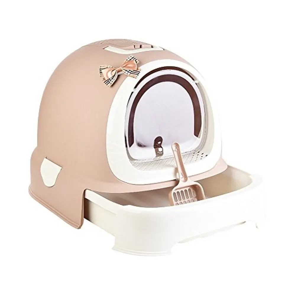 Контейнер для кошачьего туалета домашний бокс с песком кошек закрытым лотком