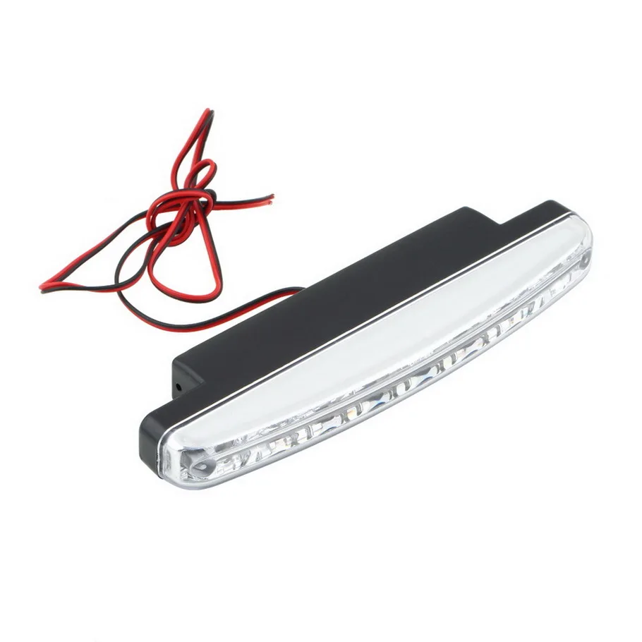 

Super White 12V 8 LEDs Auto Car Daytime Running Lights 6000K Fog Lamps Car Driving Light Lamp High Quality Hot hot