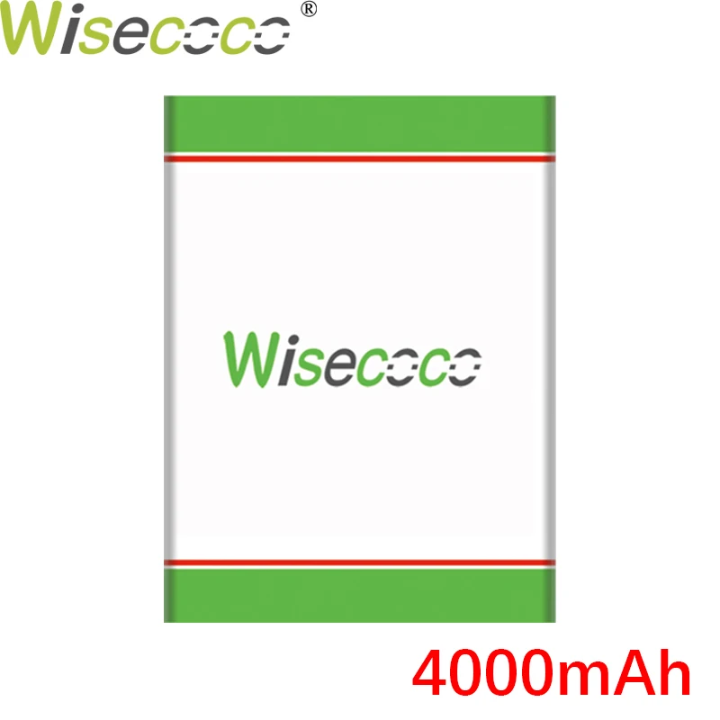 Wisecoco 4000 мАч батарея для Vertex Impress Lion Dual Cam 3g мобильного телефона новейшее производство высокое качество батарея+ код отслеживания