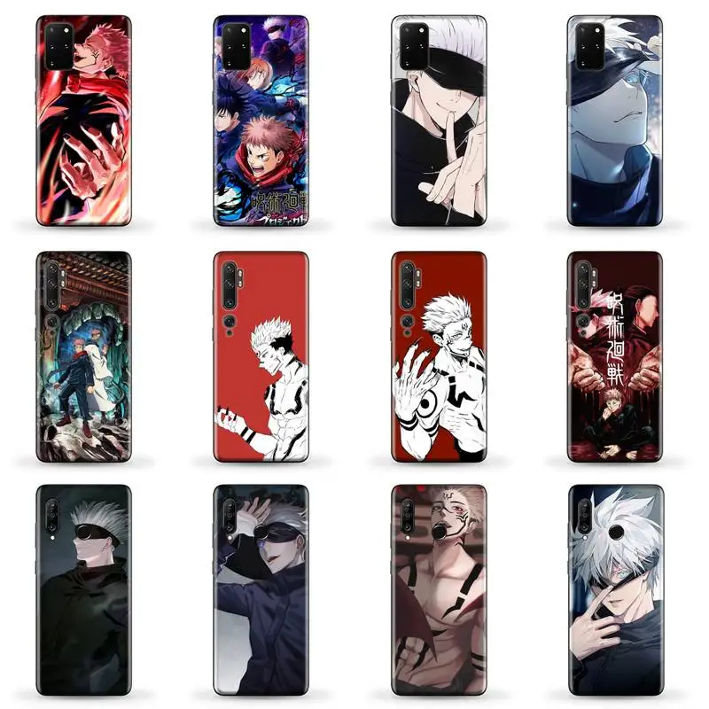 

Jujutsu Kaisen Phone Case for SAMSUNG A51 52 50 71 31 21 S 21 ultra 20 fe plus XIAOMI redmi note 10 8 9 pro HUAWEI P 30 40 lite