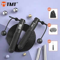 tmt electronic wireless skipping rope speed jump ropes crossfit anti slip handle for workout boxing training adjustable wire 3m