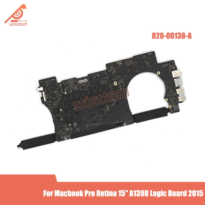 Оригинальная материнская плата A1398 820 00138 A i7 2 ГГц 8 16 Гб 661 02524 для Macbook Pro Retina 15 &quot