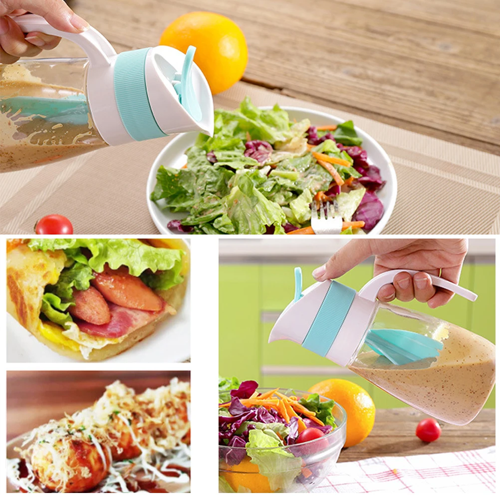 Смешивающая бутылка для салата смешивающая чашка кетчупа витая хранения сока