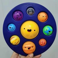 new eight planets simple dimple it fidget sensory toy cute stress relief antistress board autism anxiety fidget toy for kids