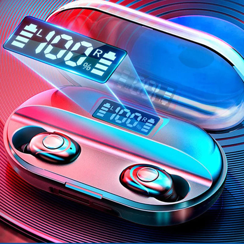 

Real wireless Bluetooth earbuds binaural sports running mini invisible ear universal