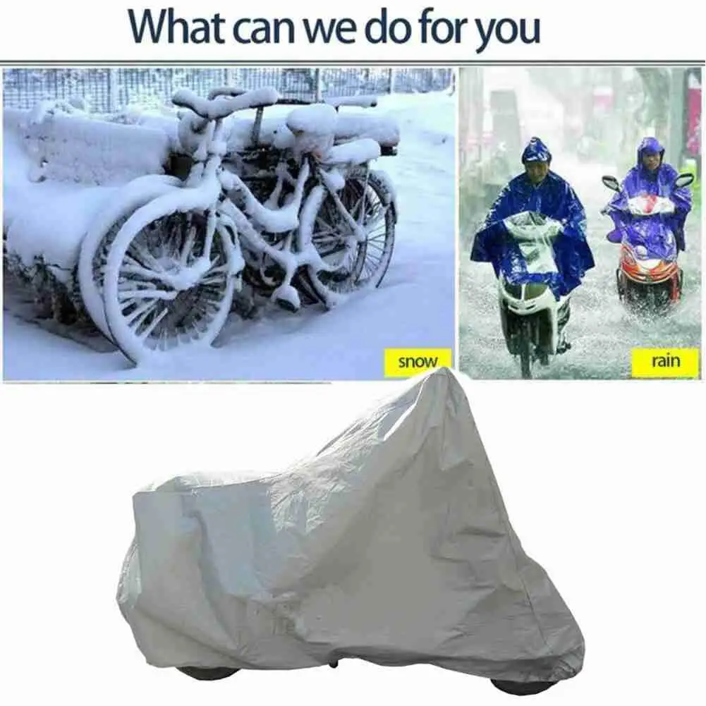 

Защитный чехол для мотоцикла и велосипеда, водонепроницаемый пыленепроницаемый чехол для защиты от УФ-лучей, дождя, дома и улицы