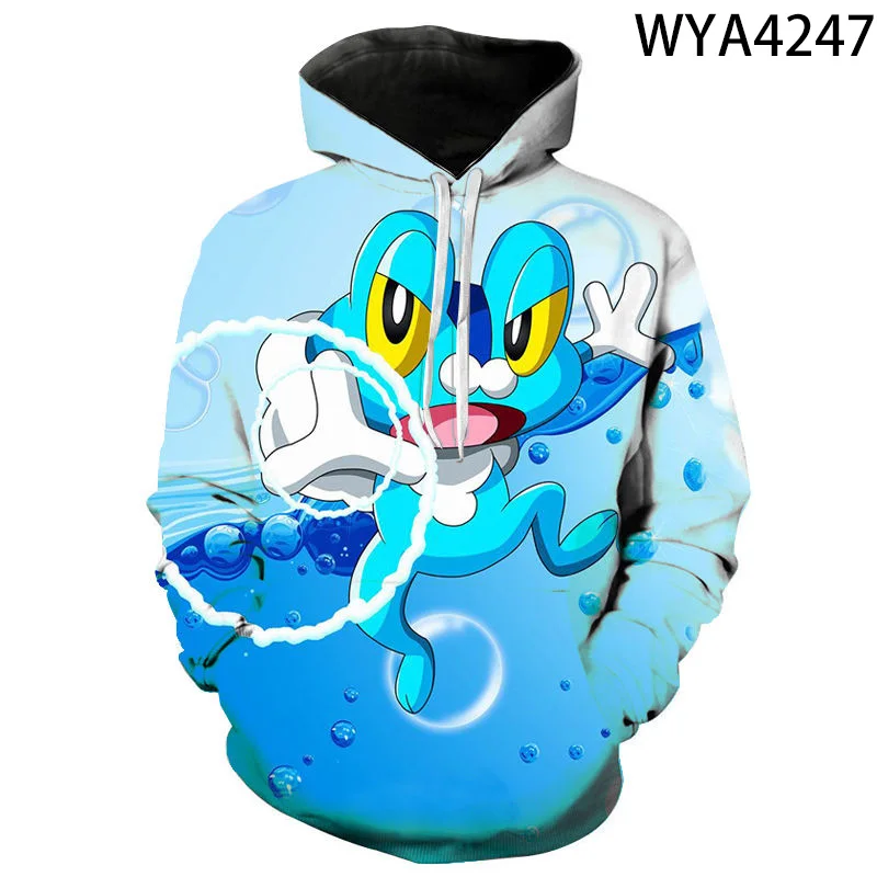 

Autumn New Men's And Women's Children's Casual Hoodie Pokemon 3d Printing Cartoon Anime Children's Pullover Coat