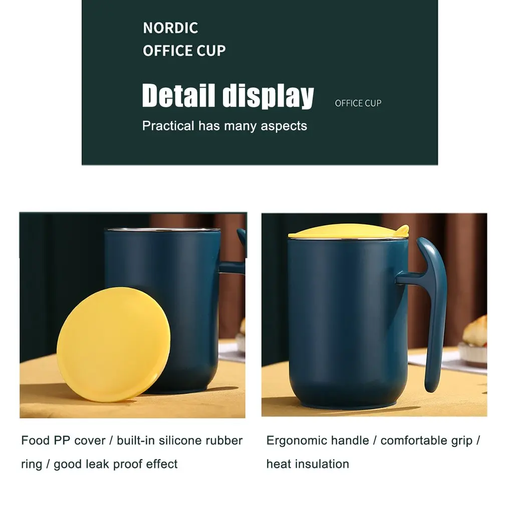 Кружка из нержавеющей стали кружка большой емкости с защитой от протечек