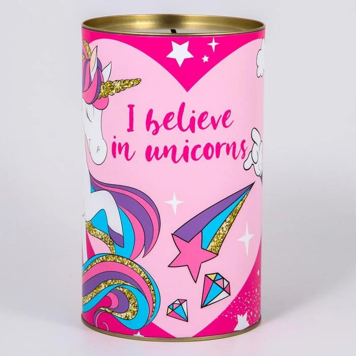 Копилка XXL для приключений, развлечений и лакомств Единорог Минни Маус 7036212. Копилка для монет, домашний декор. Декоративные банки.