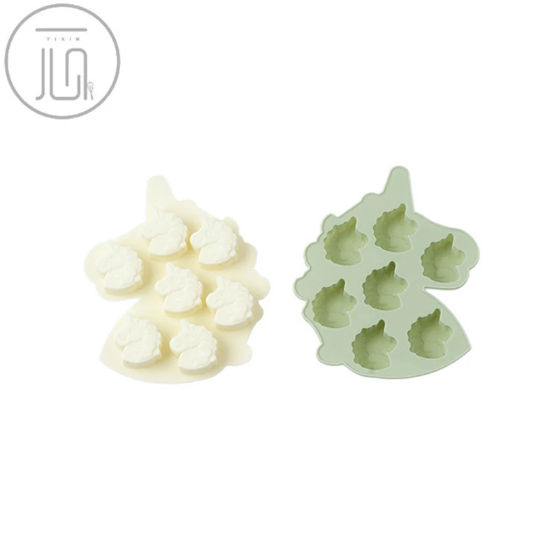 1 шт. 3D Силиконовая форма единорога для торта шоколадные конфеты помадка свечи