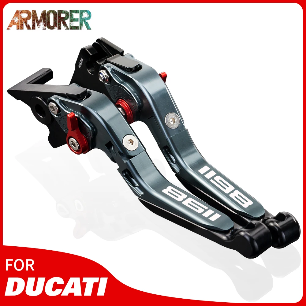 

Высококачественный Алюминиевый тормоз для мотоцикла с ЧПУ, регулируемая складная фотосессия для Ducati 1198 2009 2010 2011