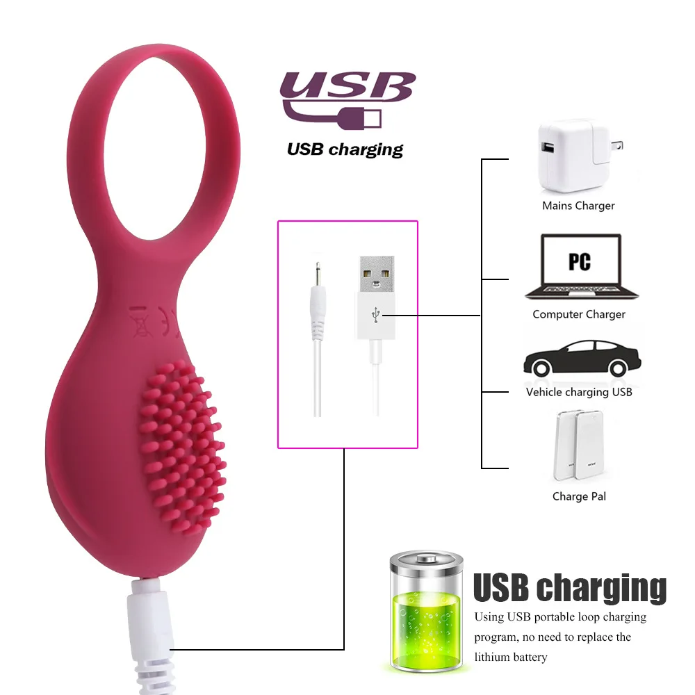 Вибро кольцо для мужчин вибро пениса с вибрацией мужчин|Мягкая палочка