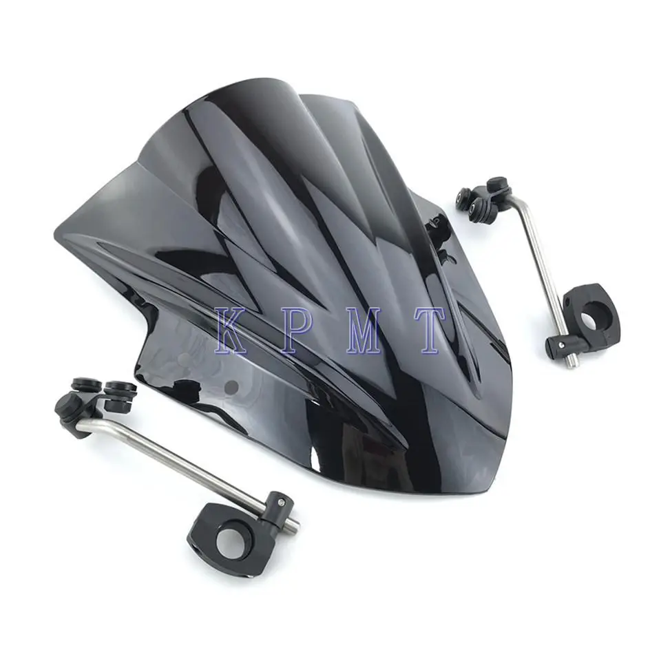 Мотоциклетное ветровое стекло Ветер экрана для Yamaha MT125 FZ1 FZ6 FZ8 FZ8N XJ6 MT-01 MT03 MT09 MT07 |