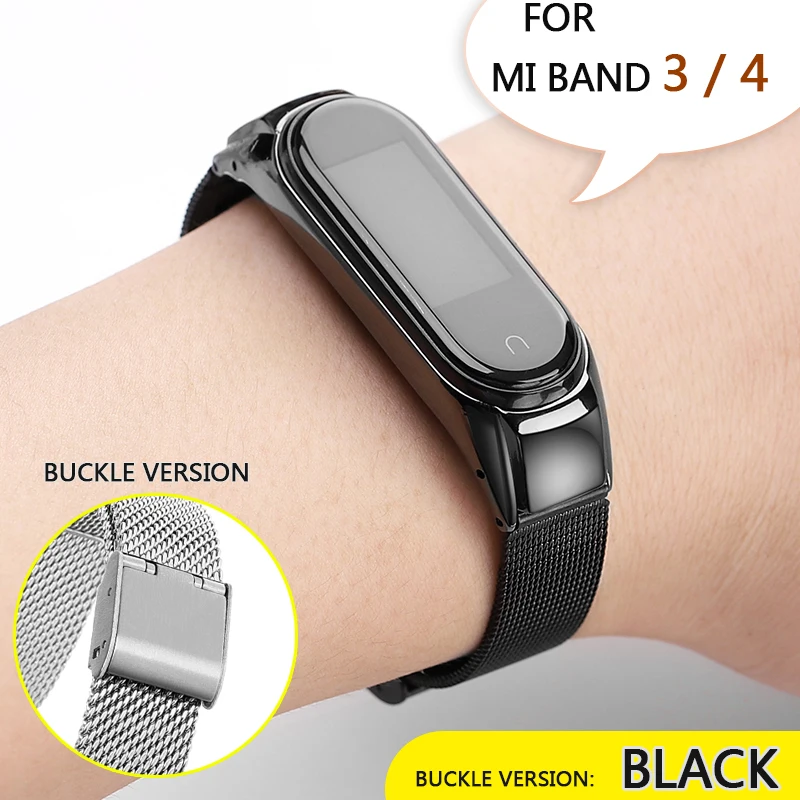 018A Протектор/браслет mi band 3 4 ремешок для Xiaomi mi band 4 3 ремешок/браслет для mi Band 4 3 ремешок металлические ремни из нержавеющей стали - Цвет: 018A
