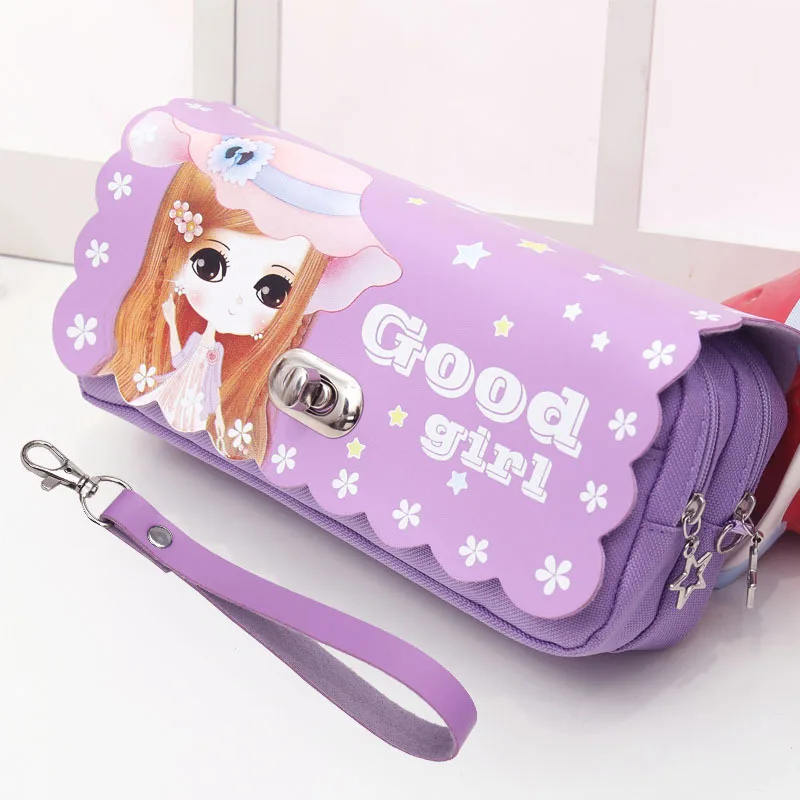 Кавайный чехол для карандаша большой емкости мультяшный карандаш Принцесса