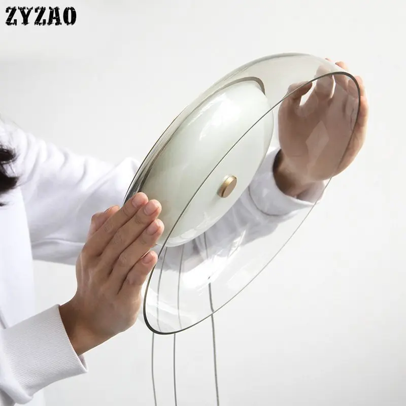 Пост модерн дизайнерский стеклянный подвесной светильник s столовая гостиная