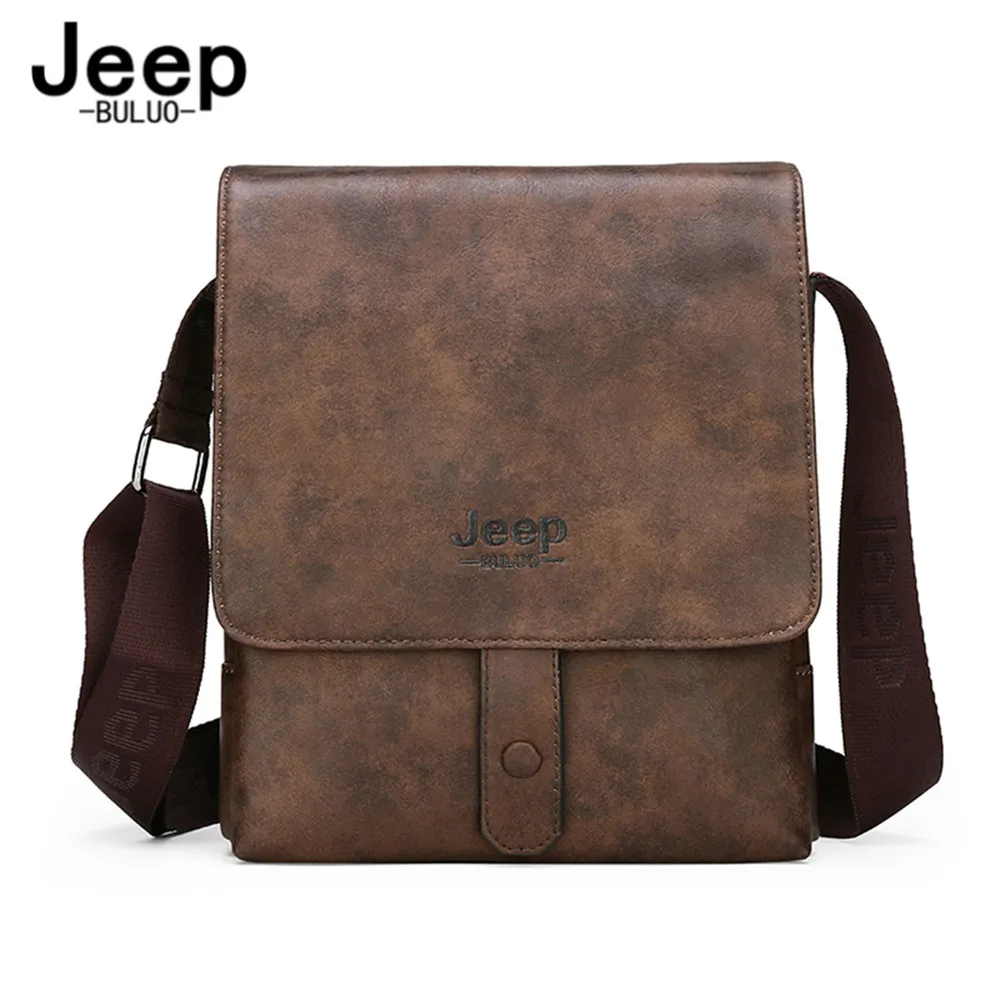 Jeep buluo Мужская роскошная сумка для iPad jeep оранжевая однолямочная документов