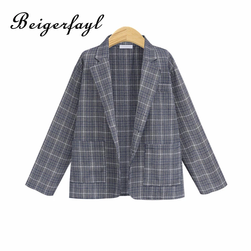 Beigerfayl комплект из двух предметов с юбкой, костюм, рубашка с длинным рукавом, Женский блейзер, женская одежда,, Осень-зима, Офисная верхняя одежда, 2L13