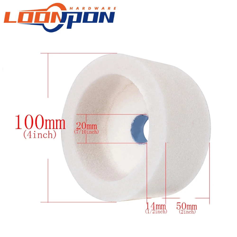 

1 шт., керамическая абразивная чашка, 4/5/6 дюймов