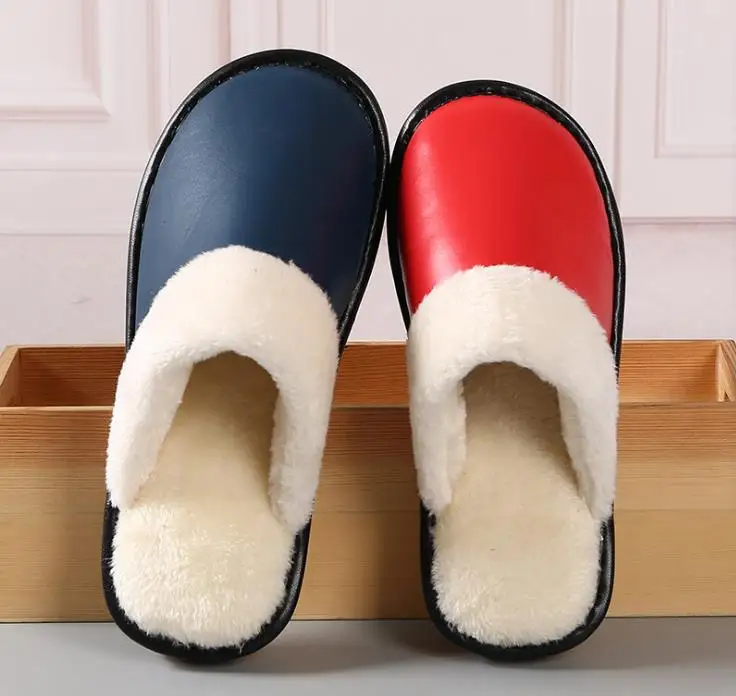 Зимние ботинки из искусственной кожи на толстой подошве для влюбленных | Обувь