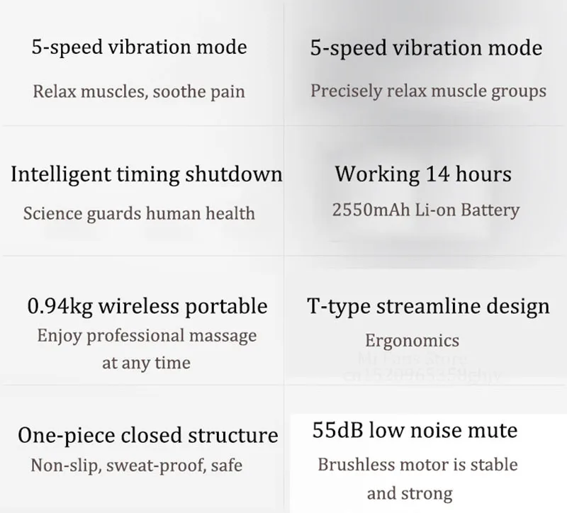 Xiaomi Mijia YUNMAI портативное массажное устройство вибрационное массажное устройство