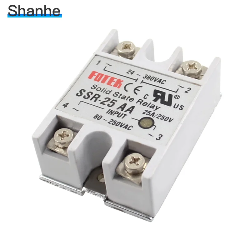 SSR 25DA SS 25DD производитель 25A ssr твердотельные реле 25AA вход 80 250VAC выход 24 380VAC|solid state