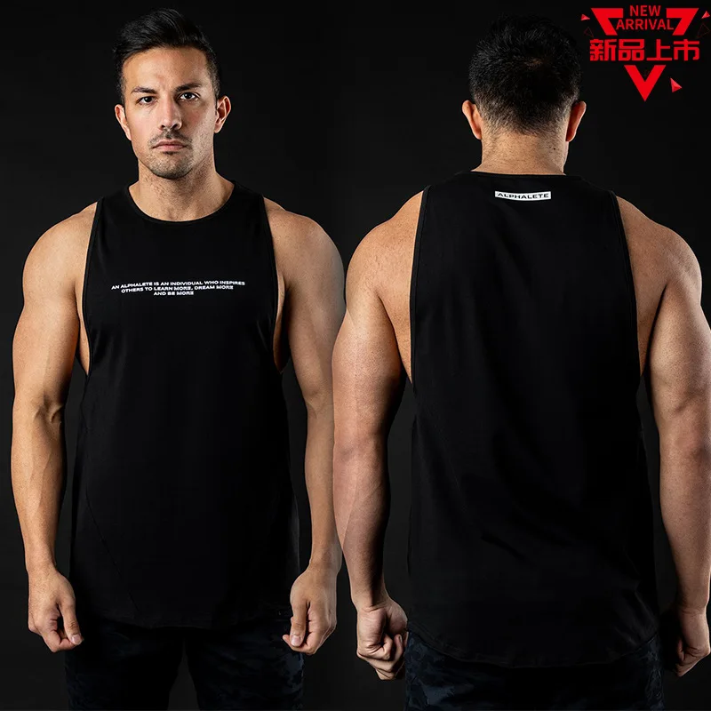 

2021 облегающий мужской жилет, летние новые детские комплекты одежды из хлопка, нательное нижнее белье дышащие без рукавов жилет Мужская мода...