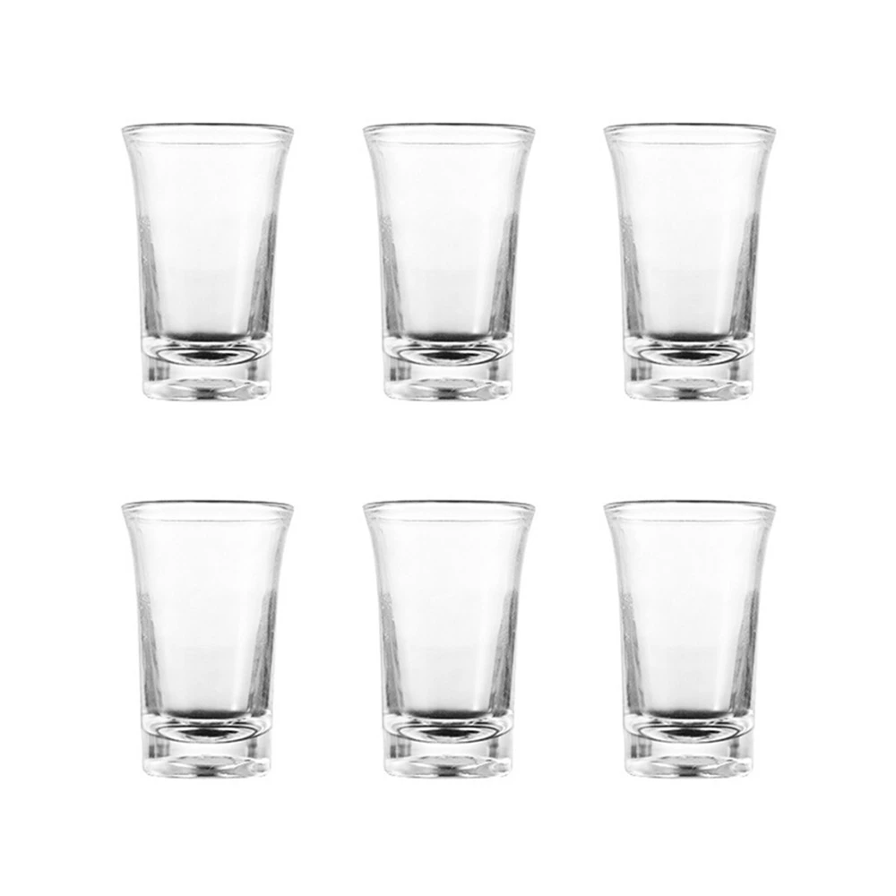 6 шт./компл. стеклянный пластиковый бокал для спирта вечевечерние бара клуба