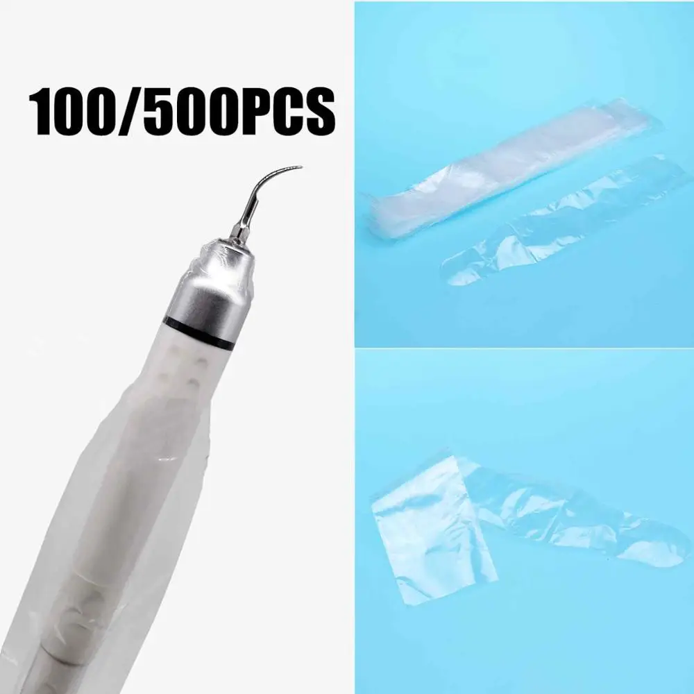 

20X4cm Disposable Plastic Dental Scaler Mobile Phone Protective Cover X-ray Sensor Teeth Whitening Tool 100pcs/500pcs