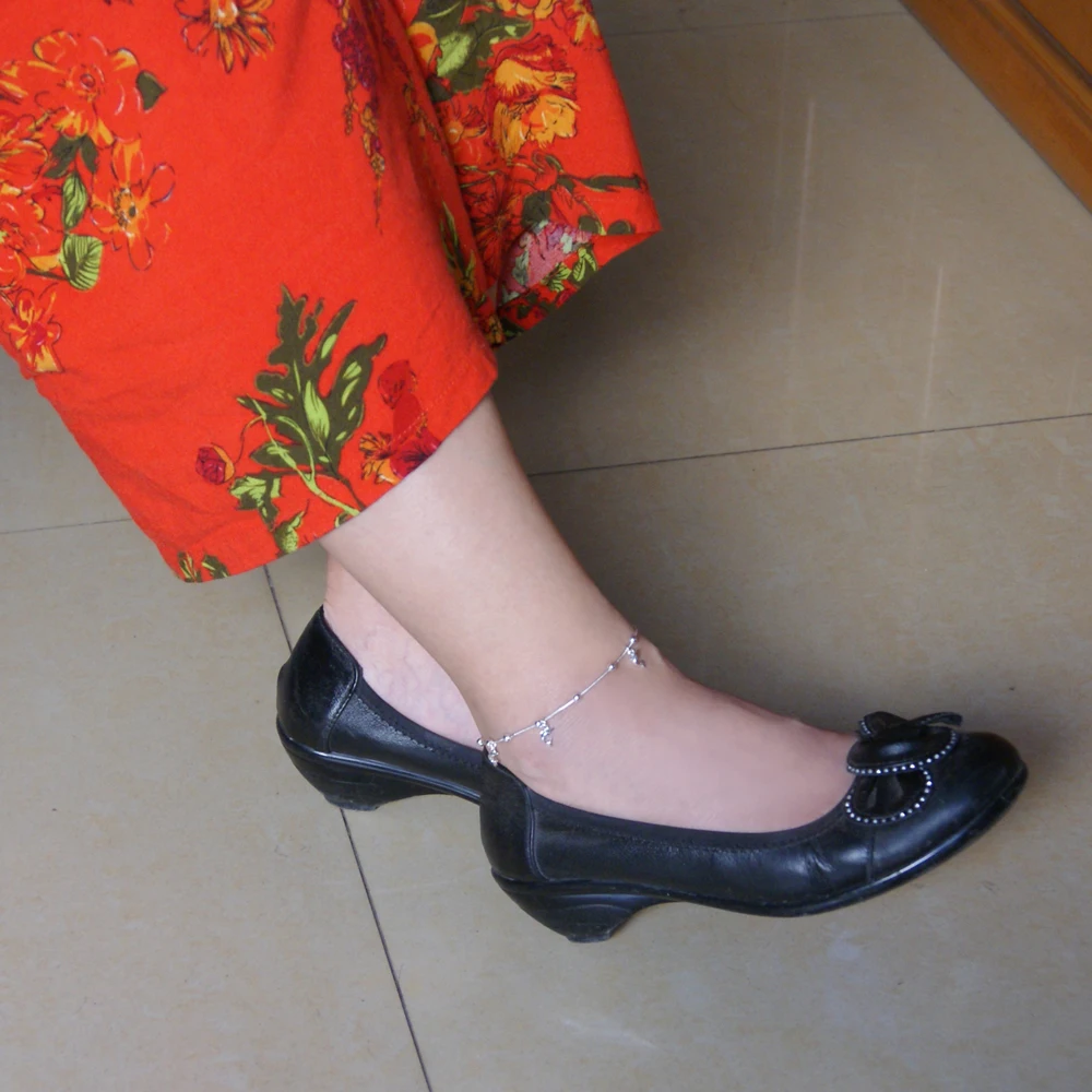 Украшения для ног. Женский ножной браслет из серебра 925 пробы с дельфином|jewelry