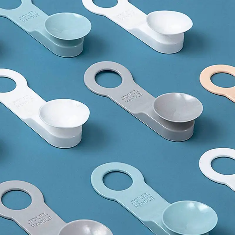 

2Pcs Toilet Lid Lifter Anti-dirty Silicone Toilet Lid Handle Toilet Seat Handle Portable Lid Device Batchroom Decoration