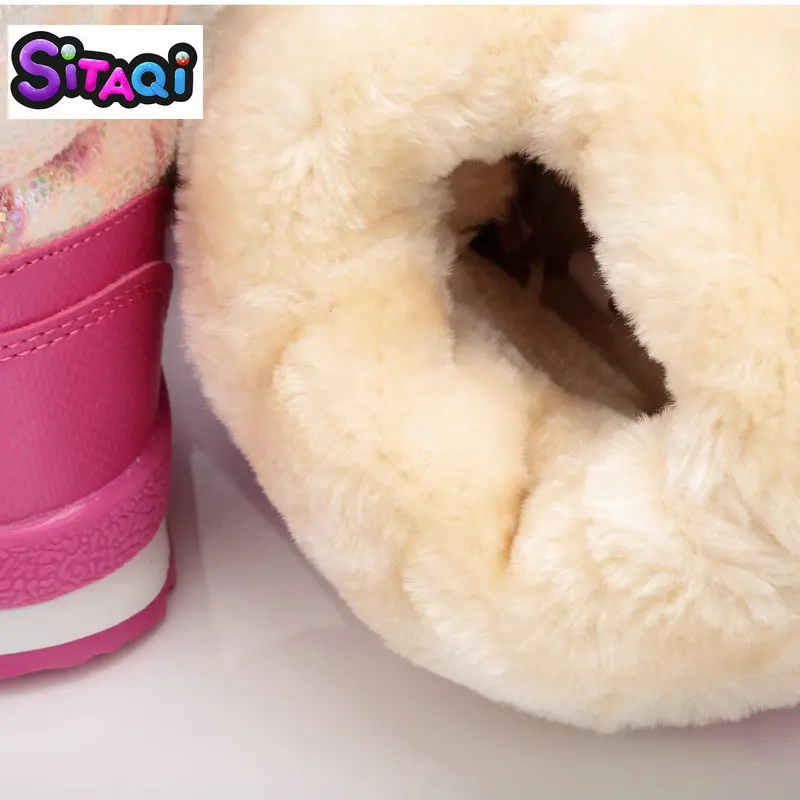 PADRISIMOS/Новая зимняя обувь Детские зимние ботинки Зимние теплые плюшевые