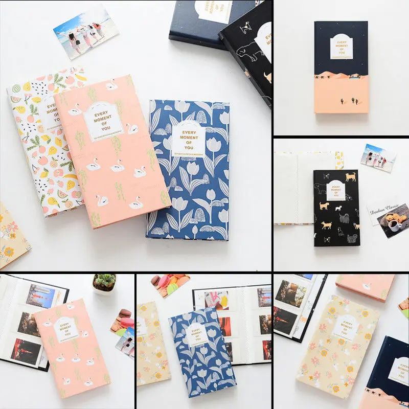 84 Pockets Photo Album For FujiFilm Instax Mini Polaroid Fuji Film Ivory Albums Fashion Home Family Friends Saving Memory | Дом и сад